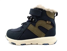 Bisgaard navy winter boot Marlon with Velcro and TEX